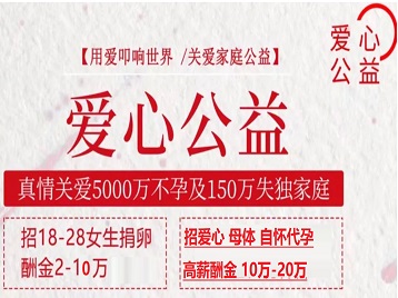 水磨沟捐卵助孕生子 爱心志愿者招募